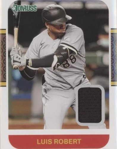 その他 2021 dynasty LUIS ROBERT patch auto 2021 Panini Donruss Luis Robert Patch Relic 87 Retro Style
