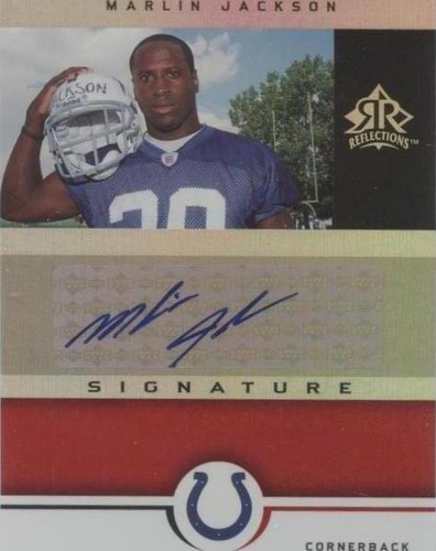 2005 Upper Deck Reflections Marlin Jackson #SR-MJ