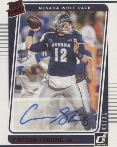 2022 Panini Chronicles Draft Picks Carson Strong #RR-CST