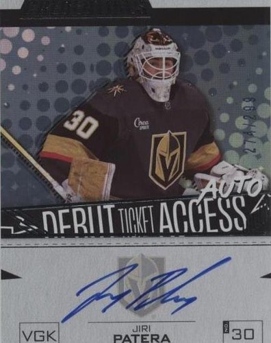 2023-24 Upper Deck Credentials - Jiri Patera #DTAA-JP