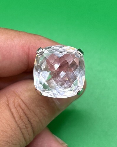 スワロフスキーリング52 SWAROVSKI(スワロフスキー) リング 52美品 - シルバー×レッド