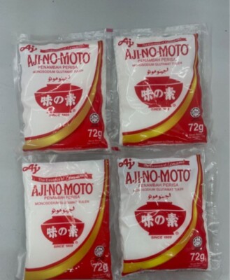 Ajinomoto - Original - Aji No Moto  72 gr  X 4 + Free 2 Pack AJI + FREE SHI