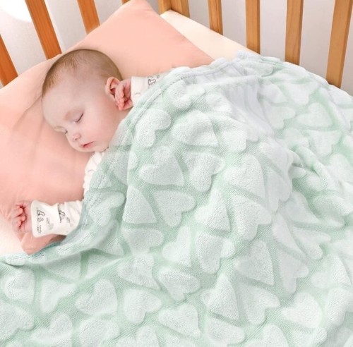 Soft And Warm 43"x33" Green Lightweight