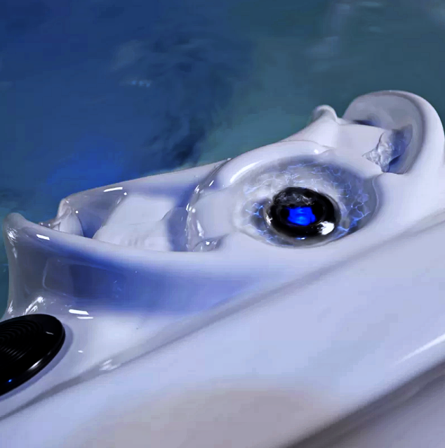 New LED Waterfall 6-Person 100 Jets Spa Back Lit Massage Heated Jacuzzi Hot Tub