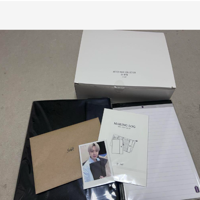 New BTS Artist Made Collection SUGA YOONGI Black Note