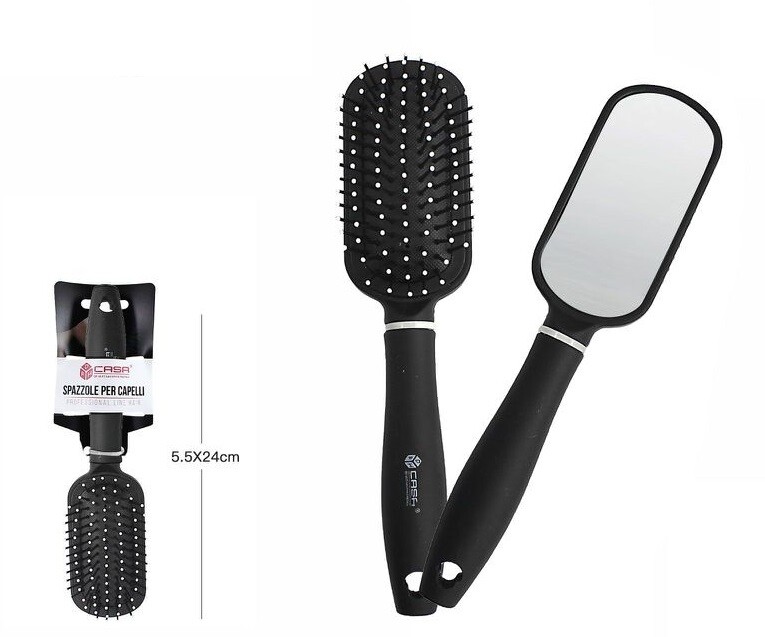 Spazzola Pneumatica Con Specchio Acconciatura Capelli Professionale 64248 dfh