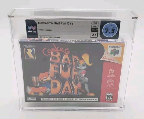 Conker's Bad Fur Day Nintendo 64 N64 Factory Sealed New VGA
