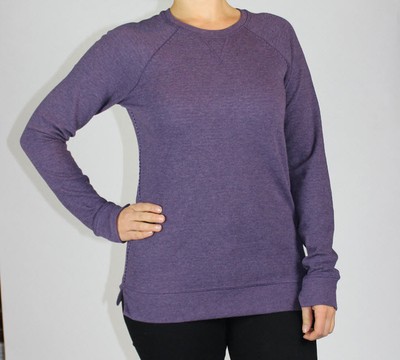 Lululemon Open Your Heart Long Sleeve II size 4 Deep Zinfandel Stripe NWT Purple