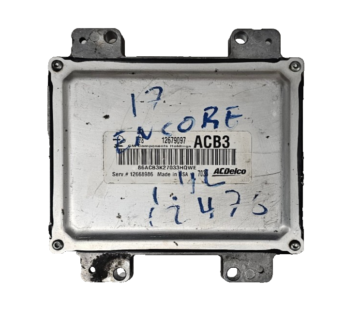 17 18 19 GM Trax Encore 1.4L ECM Engine Computer Control Module ECU 12679097