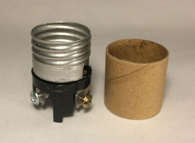 New Leviton Full Keyless Socket Interior With Insulator, Medium Base E26 #SO204L