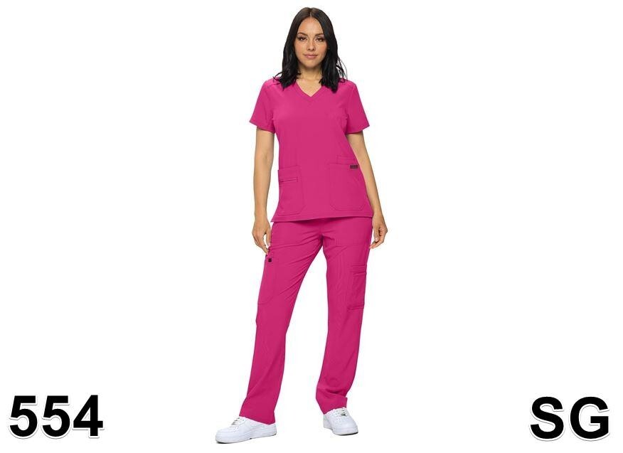 Monarch Uniforms Scrub Sets in Regular and Petite Stretchy Scrubs, Women Set, S