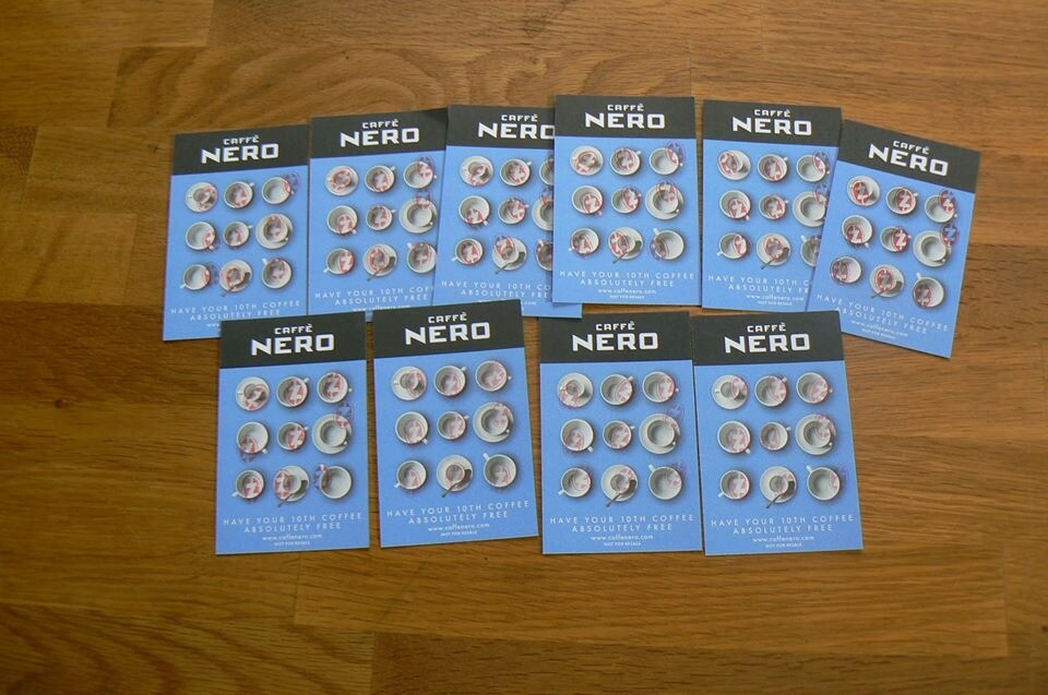 10 caffe nero loyality cards in Anlaby, East Yorkshire Gumtree