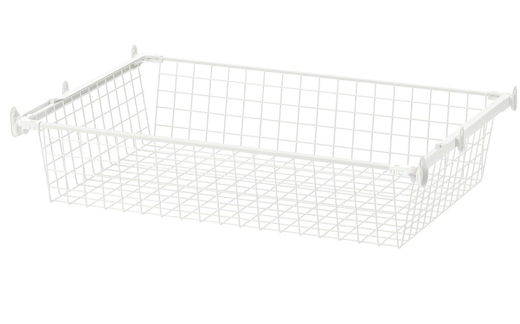 Ikea hjapa wire basket with runners. 80 cm x 55 cm in Twickenham