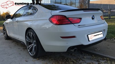 POUR BMW Coupé Cabrio 6er Tuning f12 f13 Spoiler Heckspoiler Heck ailes kofferra