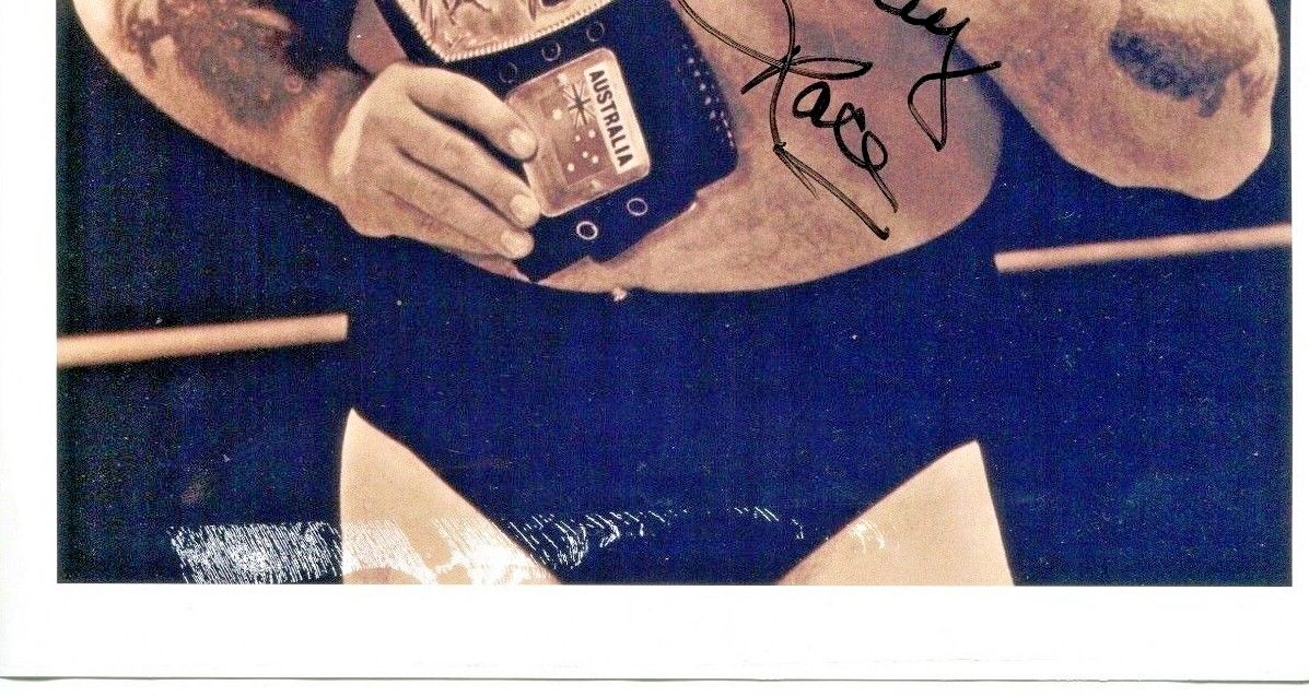 HARLEY RACE Signed In Person AUTOGRAPHED 8