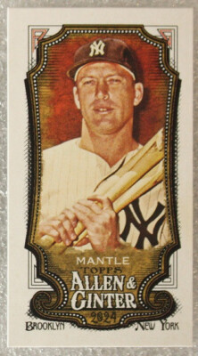 Topps MLB Allen & Ginter 2024 Mini Base (Core Set) A & G Back, Chrome & Black