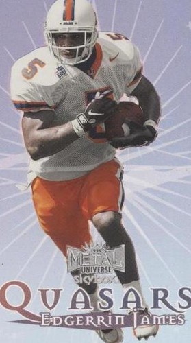 1999 Skybox Metal Universe Edgerrin James #10 Q