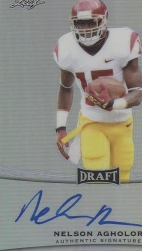2015 Leaf Metal Draft Nelson Agholor #BA-NA1
