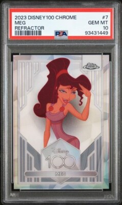 2023 Disney 100 Chrome Meg Refractor PSA 10 #7
