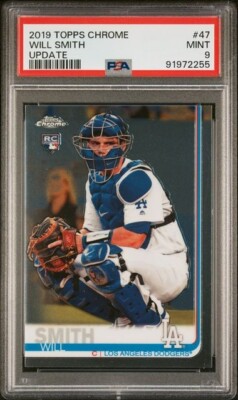 WILL SMITH 2019 Topps Chrome Update #47 Rookie RC PSA 9 Los Angeles Dodgers