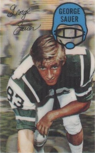 1970 Kellogg's 3-D Super Stars George Sauer #11