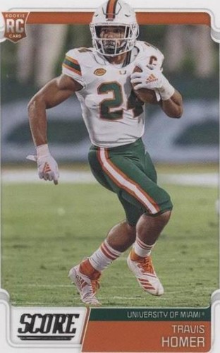 2019 Score Travis Homer #418