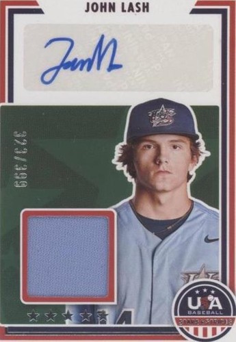 2022 Panini USA Baseball Stars & Stripes - John Lash #SSS-JL
