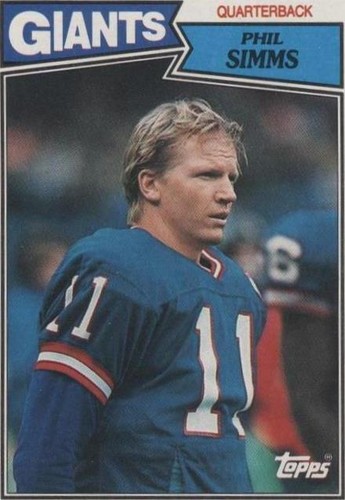 1987 Topps Phil Simms #10