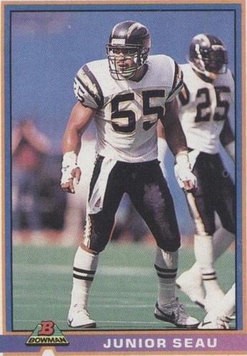 1991 Bowman Junior Seau #455