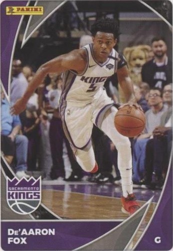 2020-21 Panini Sticker & Card Collection - De'Aaron Fox #21