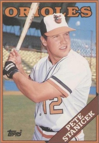1988 Topps Traded - Pete Stanicek #114T