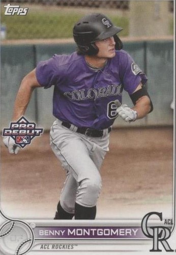 2022 Topps Pro Debut - Benny Montgomery #PD-167