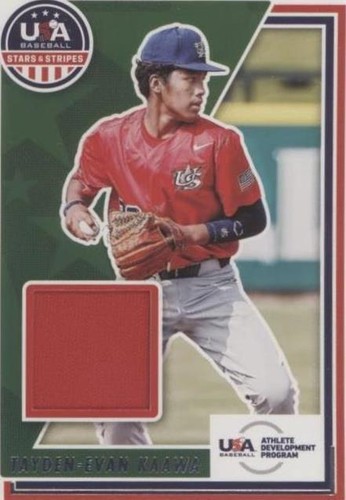 2022 Panini USA Baseball Stars & Stripes - Tayden-Evan Kaawa #USAM-TK