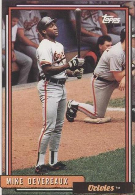 1992 Topps - Mike Devereaux #492