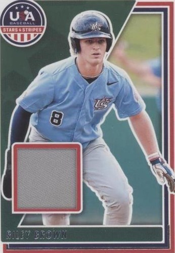 2022 Panini USA Baseball Stars & Stripes - Riley Brown #USAM-RB