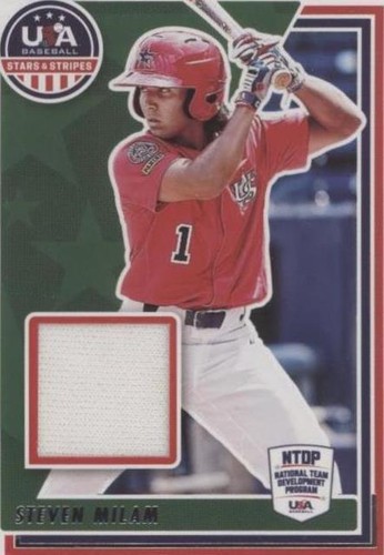 2022 Panini USA Baseball Stars & Stripes - Steven Milam #USAM-SM