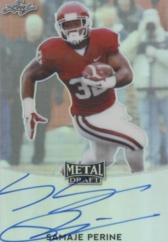 2017 Leaf Metal Draft Samaje Perine #BA-SP1