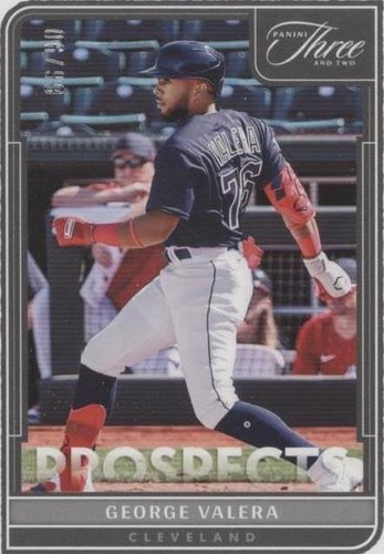 2022 Panini Three and Two - George Valera #P-14