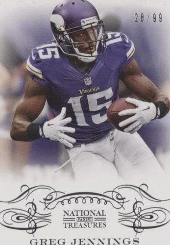 2013 Panini National Treasures Greg Jennings #58