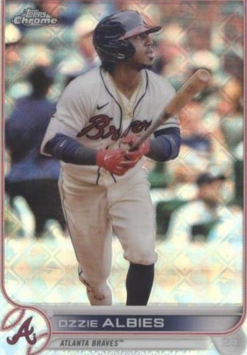 2022 Topps Chrome Logofractor Edition - Ozzie Albies #83