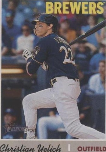 2019 Topps Heritage - Christian Yelich #410
