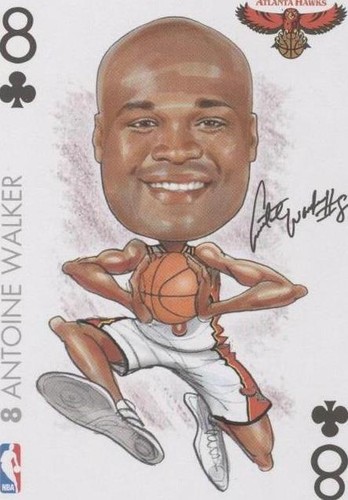 2004-05 All Pro Deal Playing Cards - Antoine Walker #8C