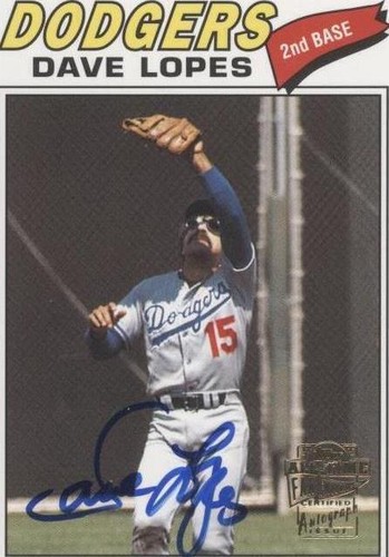 2004 Topps All-Time Fan Favorites - Davey Lopes #FFA-DL