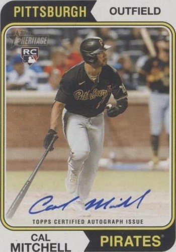 2023 Topps Heritage - Cal Mitchell #ROA-CML