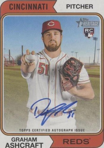 2023 Topps Heritage - Graham Ashcraft #ROA-GA
