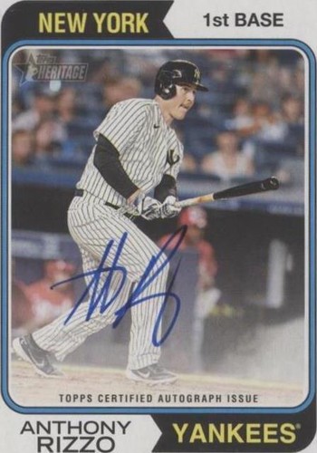 2023 Topps Heritage - Anthony Rizzo #ROA-AR