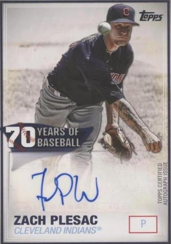 2021 Topps - Zach Plesac #70YA-ZP