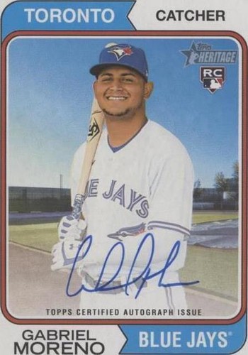 2023 Topps Heritage - Gabriel Moreno #ROA-GM