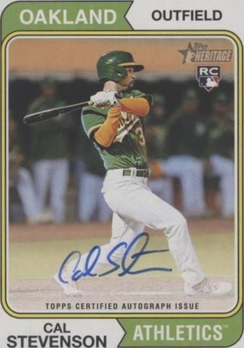 2023 Topps Heritage High Number - Cal Stevenson #ROA-CSN