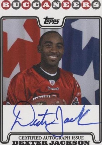 2008 Topps Dexter Jackson #RPA-DJA
